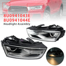 Left+Right Xenon Headlight W/ Bulb Ballast 8U0941043E 8U0941044E For Audi Q3-4