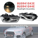 Left+Right Xenon Headlight W/ Bulb Ballast 8U0941043E 8U0941044E For Audi Q3-6