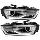 Left+Right Xenon Headlight W/ Bulb Ballast 8U0941043E 8U0941044E For Audi Q3-21