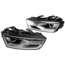 Left+Right Xenon Headlight W/ Bulb Ballast 8U0941043E 8U0941044E For Audi Q3-22
