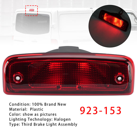 Third Brake Light Assembly 923-153 For Nissan NV1500 2012-2021 Red