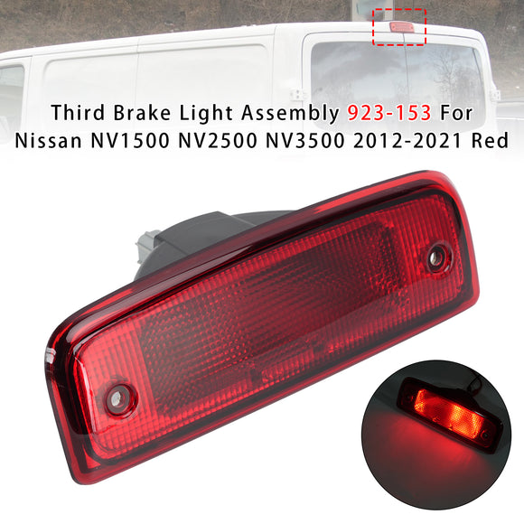 Third Brake Light Assembly 923-153 For Nissan NV1500 2012-2021 Red
