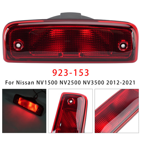 Third Brake Light Assembly 923-153 For Nissan NV1500 2012-2021 Red