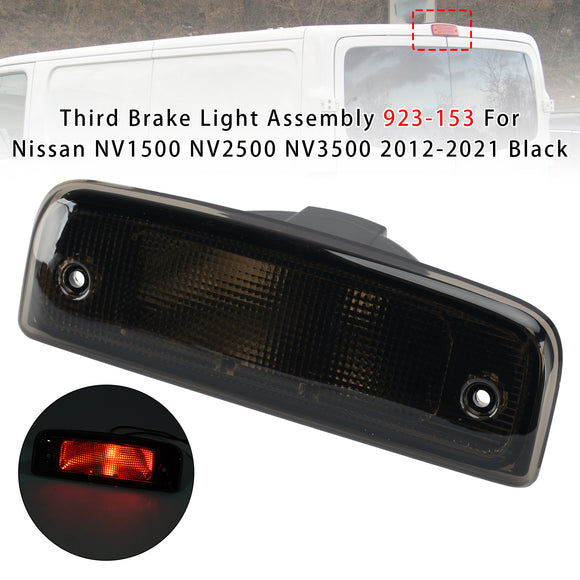 Dritte Bremslichtbaugruppe 923-153 für Nissan NV1500 2012–2021, Schwarz