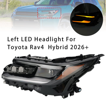 Left LED Headlight For Toyota Rav4 Hybrid 2026+
