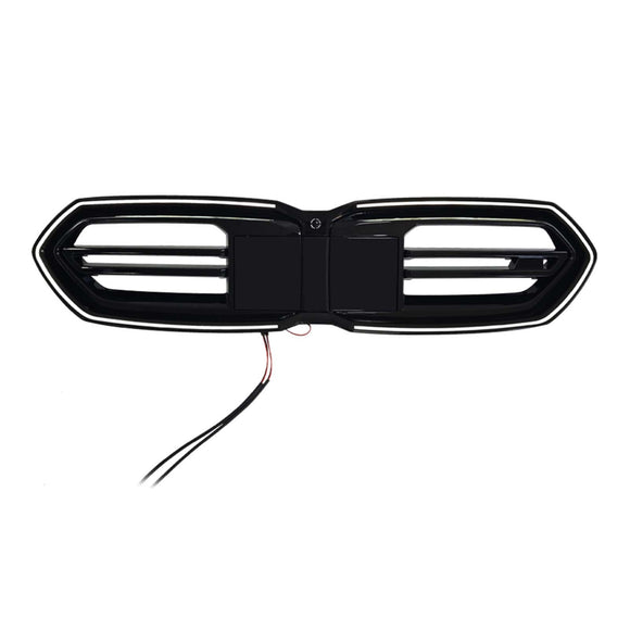 Schwarzer Frontstoßstangengrill für BMW F70 F74 M235 2025–2026, 4-türig, mit LED