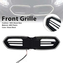 Schwarzer Frontstoßstangengrill für BMW F70 F74 M235 2025–2026, 4-türig, mit LED-2