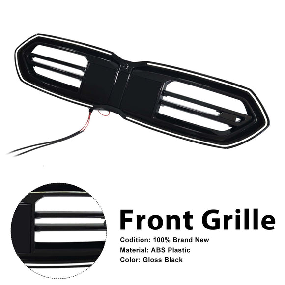 Schwarzer Frontstoßstangengrill für BMW F70 F74 M235 2025–2026, 4-türig, mit LED