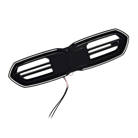 Schwarzer Frontstoßstangengrill für BMW F70 F74 M235 2025–2026, 4-türig, mit LED