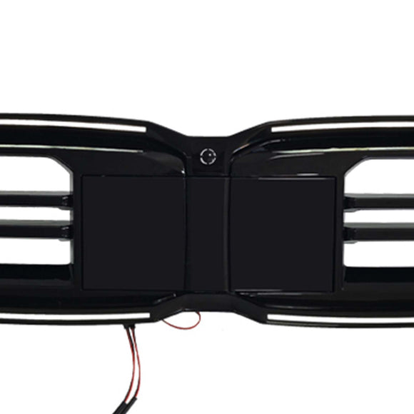 Schwarzer Frontstoßstangengrill für BMW F70 F74 M235 2025–2026, 4-türig, mit LED