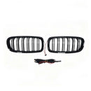 Double Slat Front Kidney Grille Grill Fit BMW 3 Series F30 F35 2012-2019-1