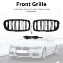 Double Slat Front Kidney Grille Grill Fit BMW 3 Series F30 F35 2012-2019-5