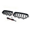 Double Slat Front Kidney Grille Grill Fit BMW 3 Series F30 F35 2012-2019-8