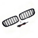 Double Slat Front Kidney Grille Grill Fit BMW 3 Series F30 F35 2012-2019-9