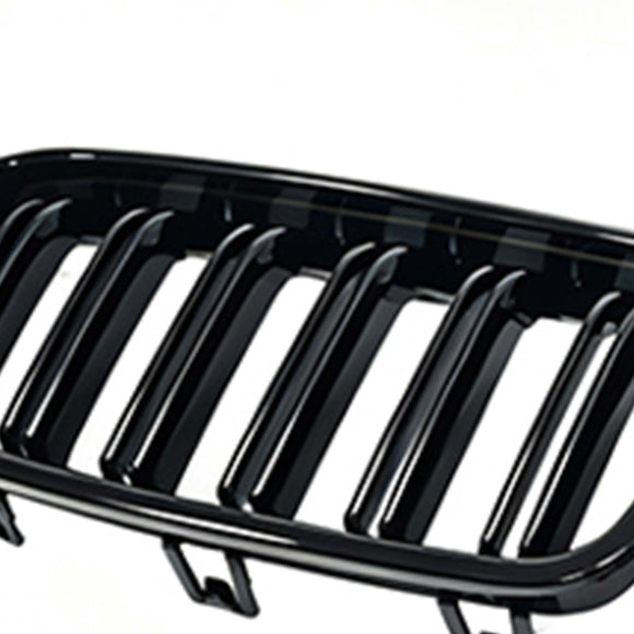 Double Slat Front Kidney Grille Grill Fit BMW 3 Series F30 F35 2012-2019