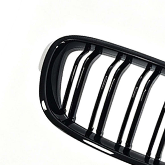 Double Slat Front Kidney Grille Grill Fit BMW 3 Series F30 F35 2012-2019
