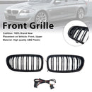 Grille de pare-chocs avant pour BMW série 5 F10 F11 2010-2016 avec LED-2