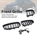 Grille de pare-chocs avant pour BMW série 5 F10 F11 2010-2016 avec LED-4