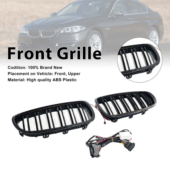 Grille de pare-chocs avant pour BMW série 5 F10 F11 2010-2016 avec LED