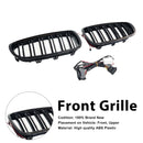 Grille de pare-chocs avant pour BMW série 5 F10 F11 2010-2016 avec LED-6