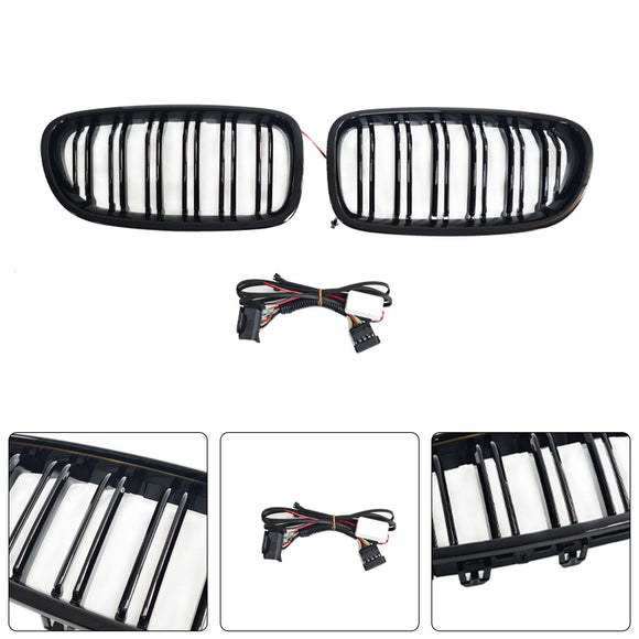 Grille de pare-chocs avant pour BMW série 5 F10 F11 2010-2016 avec LED