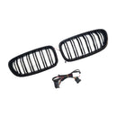 Grille de pare-chocs avant pour BMW série 5 F10 F11 2010-2016 avec LED-8