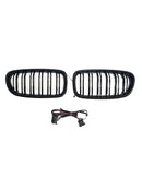 Grille de pare-chocs avant pour BMW série 5 F10 F11 2010-2016 avec LED-16