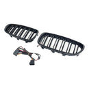 Grille de pare-chocs avant pour BMW série 5 F10 F11 2010-2016 avec LED-17