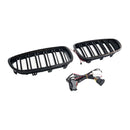 Grille de pare-chocs avant pour BMW série 5 F10 F11 2010-2016 avec LED-18
