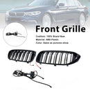 Doppelter Lamellen-Frontnierengrill, passend für BMW 5er G30 G31 2017–2020 mit LED-3