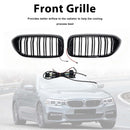 Doppelter Lamellen-Frontnierengrill, passend für BMW 5er G30 G31 2017–2020 mit LED-5