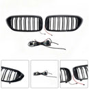 Doppelter Lamellen-Frontnierengrill, passend für BMW 5er G30 G31 2017–2020 mit LED-7