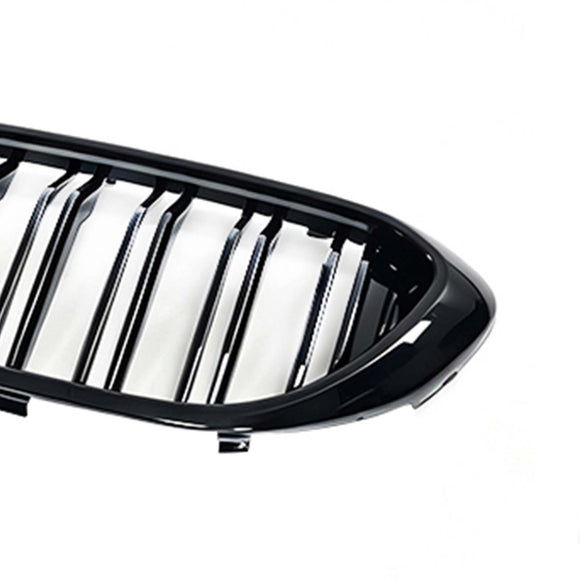 Doppelter Lamellen-Frontnierengrill, passend für BMW 5er G30 G31 2017–2020 mit LED