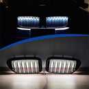 Doppelter Lamellen-Frontnierengrill, passend für BMW 5er G30 G31 2017–2020 mit LED-15
