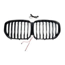 Front Kidney Grill Grille Fit BMW 5 Series G30 G38 2021-2024 W/LED-1