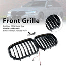 Front Kidney Grill Grille Fit BMW 5 Series G30 G38 2021-2024 W/LED-4