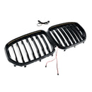 Front Kidney Grill Grille Fit BMW 5 Series G30 G38 2021-2024 W/LED-9