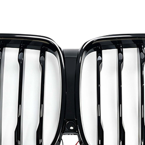 Front Kidney Grill Grille Fit BMW 5 Series G30 G38 2021-2024 W/LED