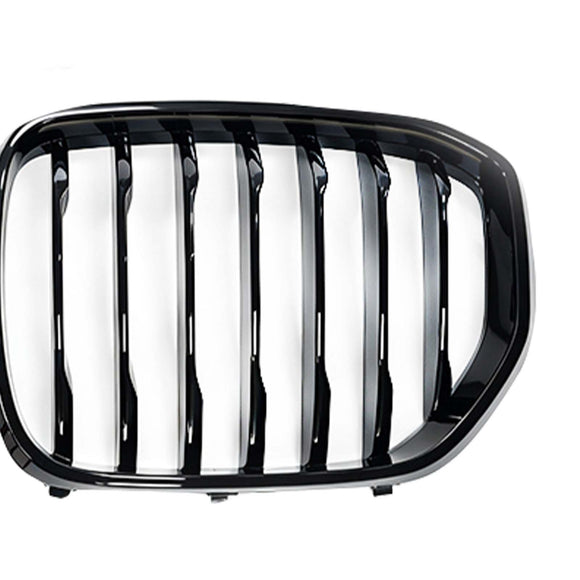 Front Kidney Grill Grille Fit BMW 5 Series G30 G38 2021-2024 W/LED