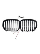 Front Kidney Grill Grille Fit BMW 5 Series G30 G38 2021-2024 W/LED-16