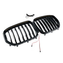 Front Kidney Grill Grille Fit BMW 5 Series G30 G38 2021-2024 W/LED-18