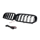 Frontnierengrill, passend für BMW 5er G30 G38 2021–2024 mit LED-9