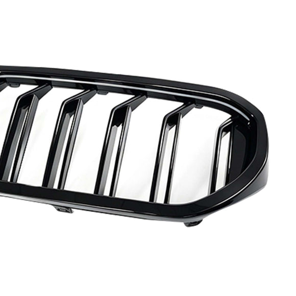 Frontnierengrill, passend für BMW 5er G30 G38 2021–2024 mit LED