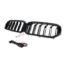 Frontnierengrill, passend für BMW 5er G30 G38 2021–2024 mit LED-17