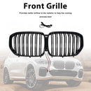 Niergrille met dubbele lamellen, zwart vooraan, geschikt voor BMW X5 G05 2019-2022 W/LED-5