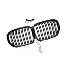Niergrille met dubbele lamellen, zwart vooraan, geschikt voor BMW X5 G05 2019-2022 W/LED-8