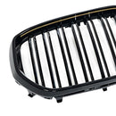 Niergrille met dubbele lamellen, zwart vooraan, geschikt voor BMW X5 G05 2019-2022 W/LED-10