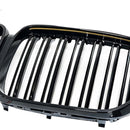 Niergrille met dubbele lamellen, zwart vooraan, geschikt voor BMW X5 G05 2019-2022 W/LED-12