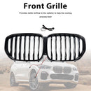 Einzelner Nierengrill vorne in glänzendem Schwarz, passend für BMW X5 G05 2019–2022, mit LED-5