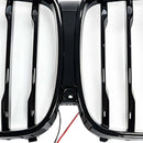 Einzelner Nierengrill vorne in glänzendem Schwarz, passend für BMW X5 G05 2019–2022, mit LED-11